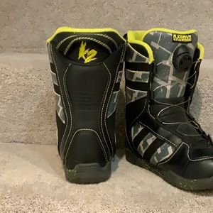 K2 Vandal SNOWBOARDING Boots 5 Jr fits women’s 6